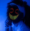 Halloween Children's Decorative LED Light-emitting Mask