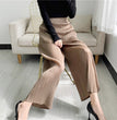 Straight Oblique Loose Slimming Casual Pleated Pants