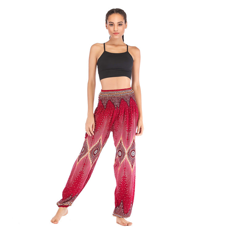 High Waist Bloomers Yoga Casual Pants