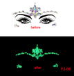 Halloween Ghost Face Crystal Diamond Sticker Diamond Luminous