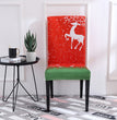 Christmas universal elastic chair cover