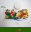LED Suction Cup Window Hanging Lights Christmas Decoration