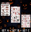 Halloween Fashion Tattoo Stick Smile Lip Sticker