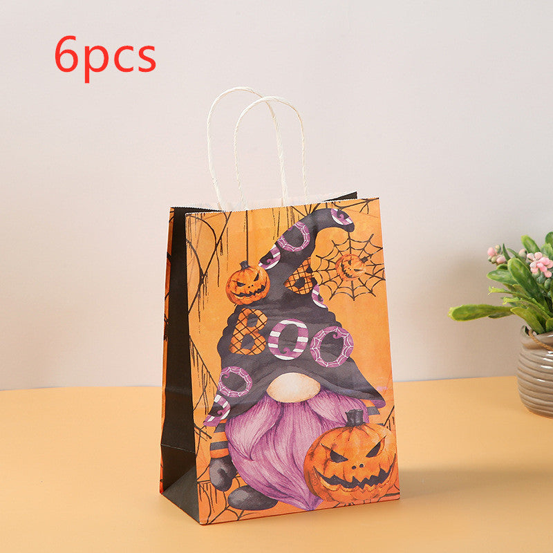 Halloween Pumpkin Handheld Paper Bag Kindergarten