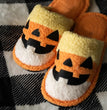 Candy Corn Jack O Lantern Slippers Halloween Corn Jack-o'-lantern Slippers