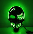 Scar One-eyed Pirate Mask Bloody Horror Cold Light Halloween Mask Led Glowing Mask