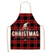 Cotton linen creative Christmas apron