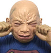 Smiling Crying Baby Mask Halloween Party Latex Face