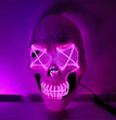 Halloween Skull Glowing Mask Bar Night Horror