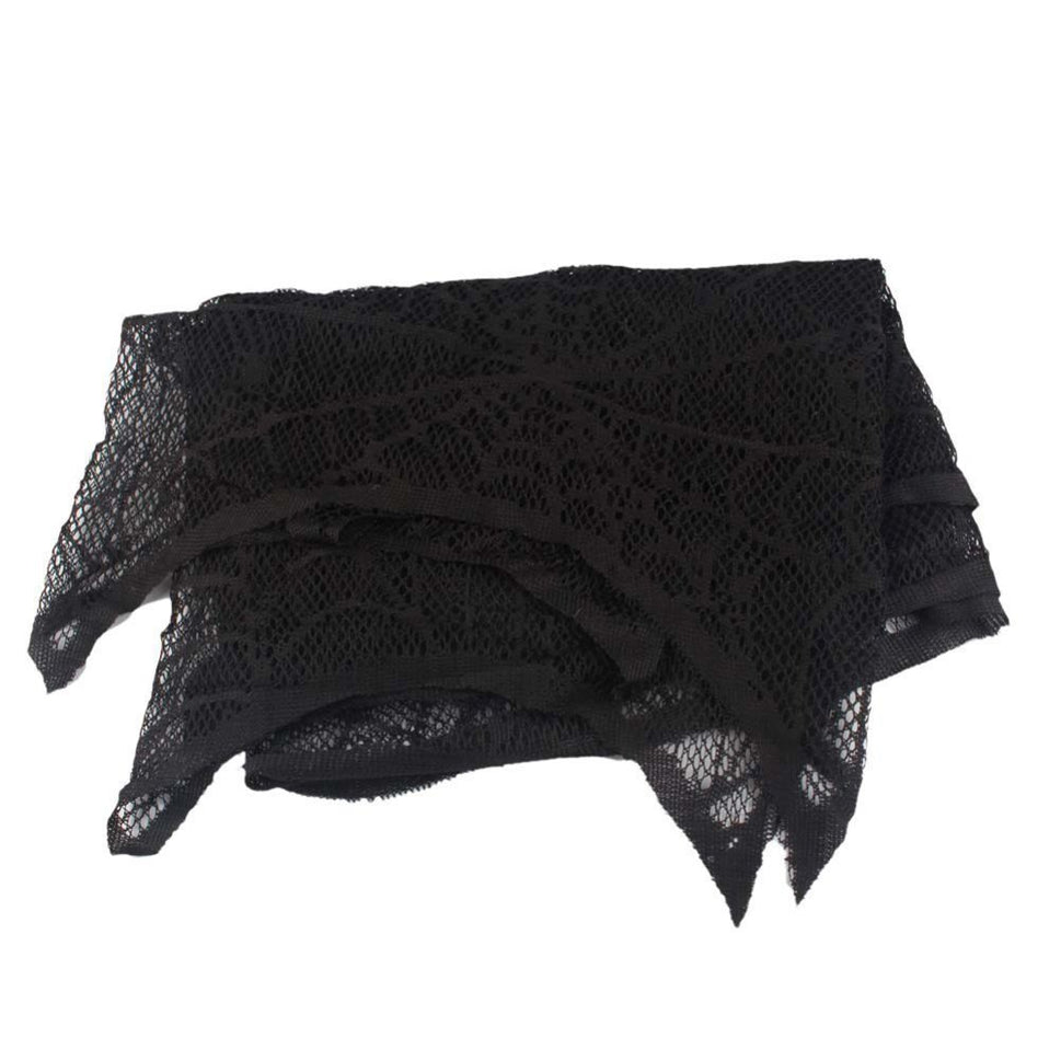 Halloween lace fireplace cloth