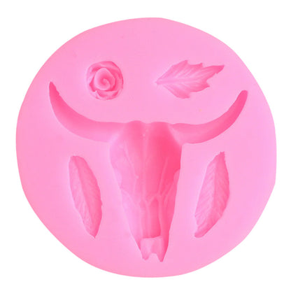 Halloween Skull Silicone Fondant Cake Mold