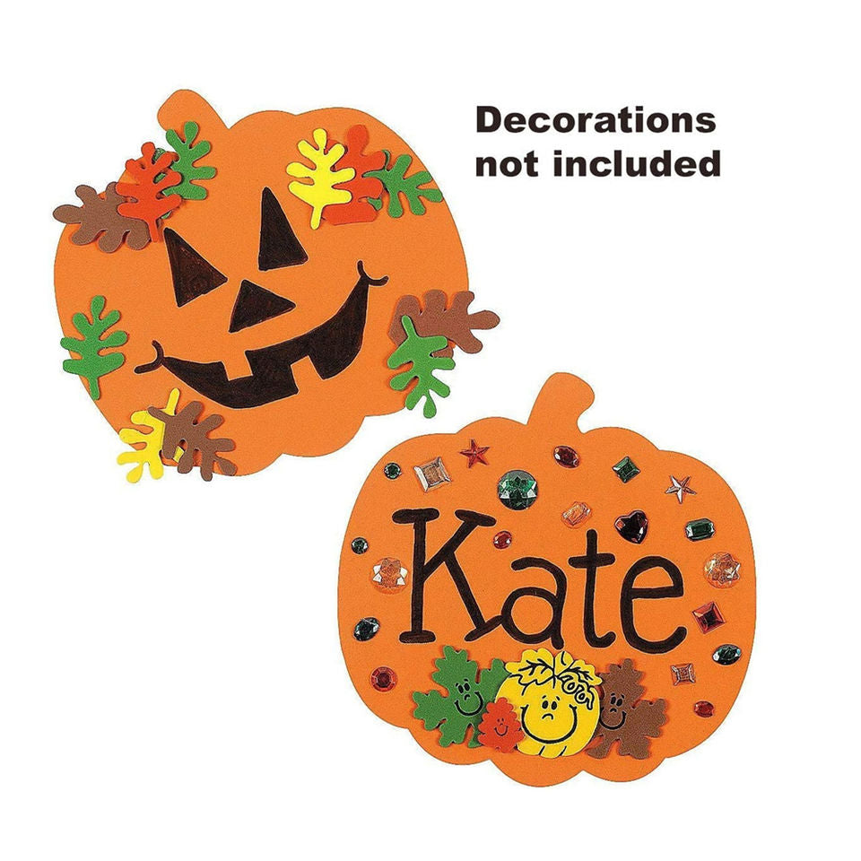 Halloween Pumpkin DIY Foam Patch Children's Handmade Dress Up