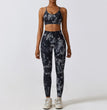 Camouflage Printing Seamless Yoga Suit