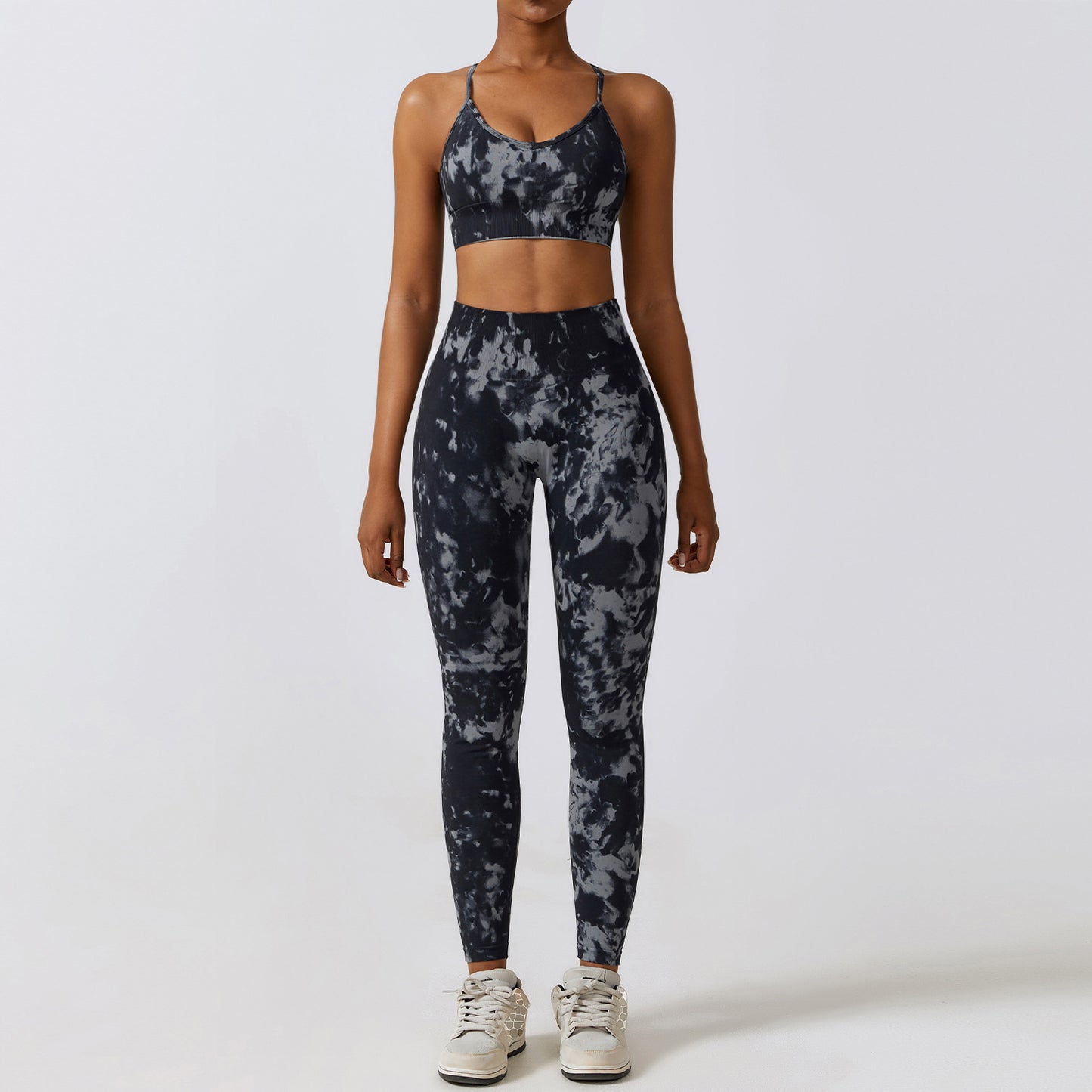 Camouflage Printing Seamless Yoga Suit
