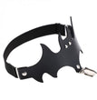 Personality exaggerated Halloween Christmas legs bat wings leather garter socks clip leg ring