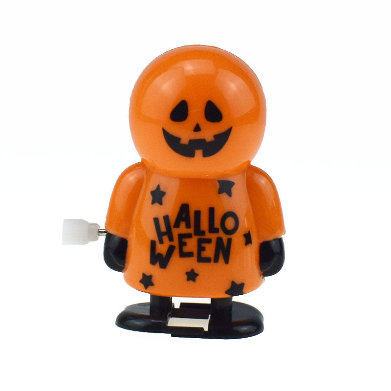 Halloween Wind Up On The Chain Jump Ghost Teeth Jumping Tooth Gift Dental Model Toy For Children Toys All Saints' Day