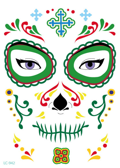 Waterproof Halloween Face Sticker