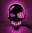 Scar One-eyed Pirate Mask Bloody Horror Cold Light Halloween Mask Led Glowing Mask