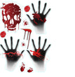 Halloween decoration wall stickers