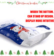 30PCS Christmas Ziplock With Ties Assorted Sizes Stocking Wrapping Bag
