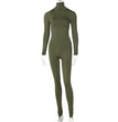 Women's Solid Color Yoga Jumpsuit