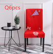 Christmas universal elastic chair cover