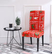 Christmas universal elastic chair cover
