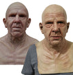 Old man mask white hair white beard headgear halloween