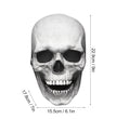 Halloween Movable Mouth Skull Mask Helmet Mouth Movable Skull Full Head Skull Mask