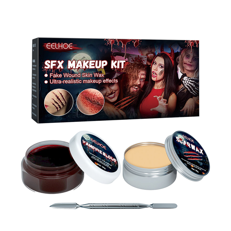 Household Halloween Skin Wax Plasma Makeup Set