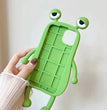 Funny Silicone 3D Frog Phone Case For IPhone 14 13 11 12 Pro Max XS XR X 7 8 Plus SE Cartoon Cute Shockproof Bumper Cover