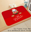 Christmas carpet flannel mat
