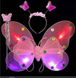 Glowing butterfly wings with lights children's costumes
