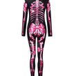 Halloween Skull Skeleton Print Jumpsuit