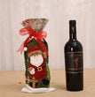 Christmas wine bottle set