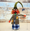 Halloween creative pumpkin witch doll