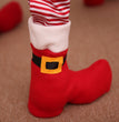 Christmas restauranChristmas restaurant bar chair foot covert bar chair foot cover