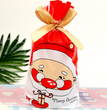 Christmas old man tree drawstring bag
