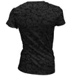 Halloween new head skull love digital printing T-shirt short sleeved female V collar breathable shirt blouse wholesale