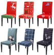 Christmas universal elastic chair cover