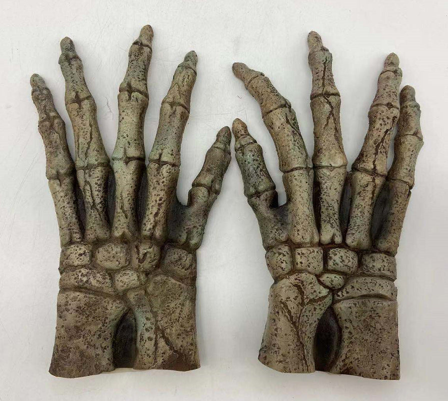 Halloween Werewolf Gloves Horror Decoration Stage Ghost Festival Wolf Claw Latex Gloves Pair