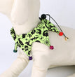 Halloween Hat And Scarf Set Skull Pattern Cat Cape Hat Set