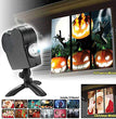 Halloween Christmas Projection Lamp with 12 Images