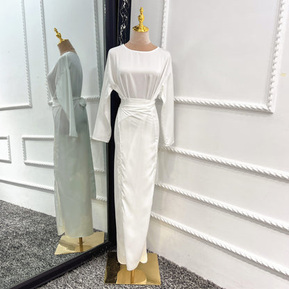 Soft Waist Dress Satin Women