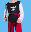 Halloween Cosplay Pirate Skull Boy Costume