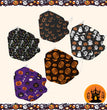 Halloween Kf94 Mask Willow Fish Mouth Protection 10 Packs