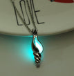 Halloween glow-in-the-dark Cape Snail Necklace