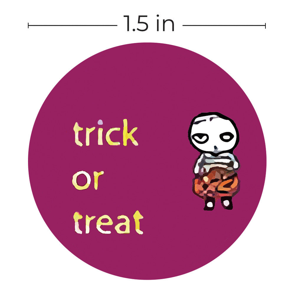 Halloween Kids Toy Animal Thank You Decorative Sticker Label