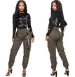 Slim Fit Camouflage Comfortable Leisure Tappered Stretch Overalls