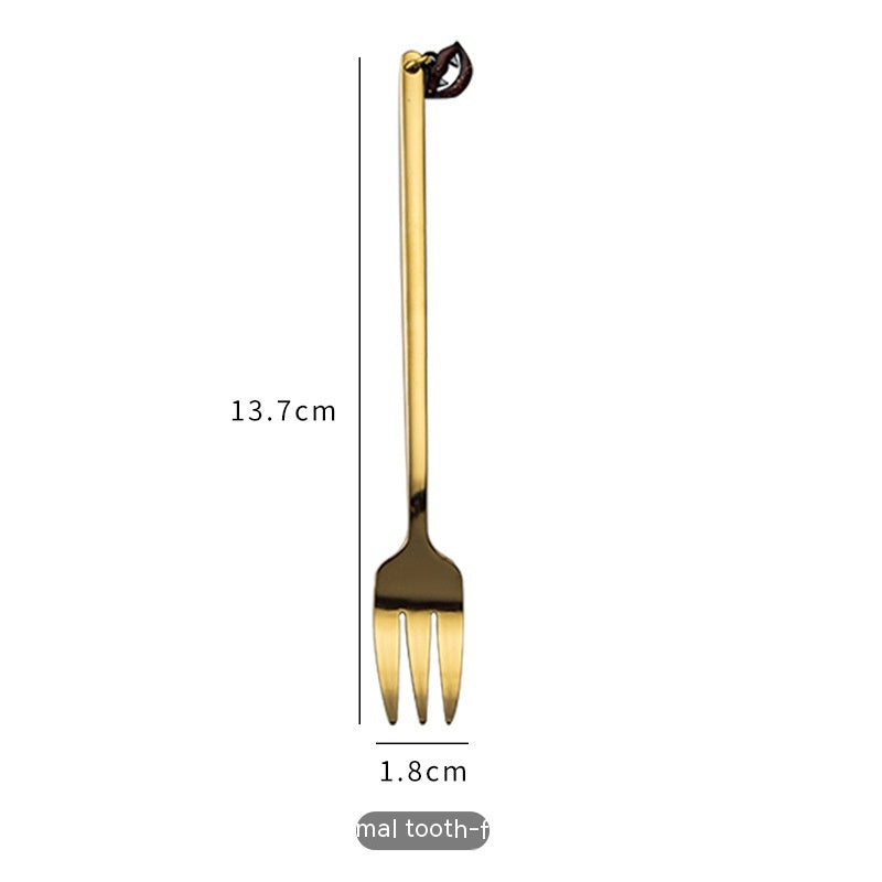 Halloween Style Pendant Stainless Steel Coffee  Creative Pumpkin Spoon